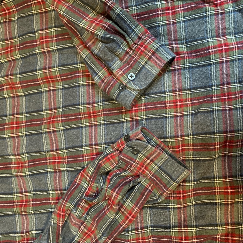 L.L. Bean Traditional Fit Flannel Shirt Men’s XXL Tall - Picture 7 of 7